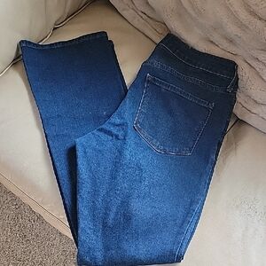Old Navy Women's Kicker Boot Cut Jeans in Indigo